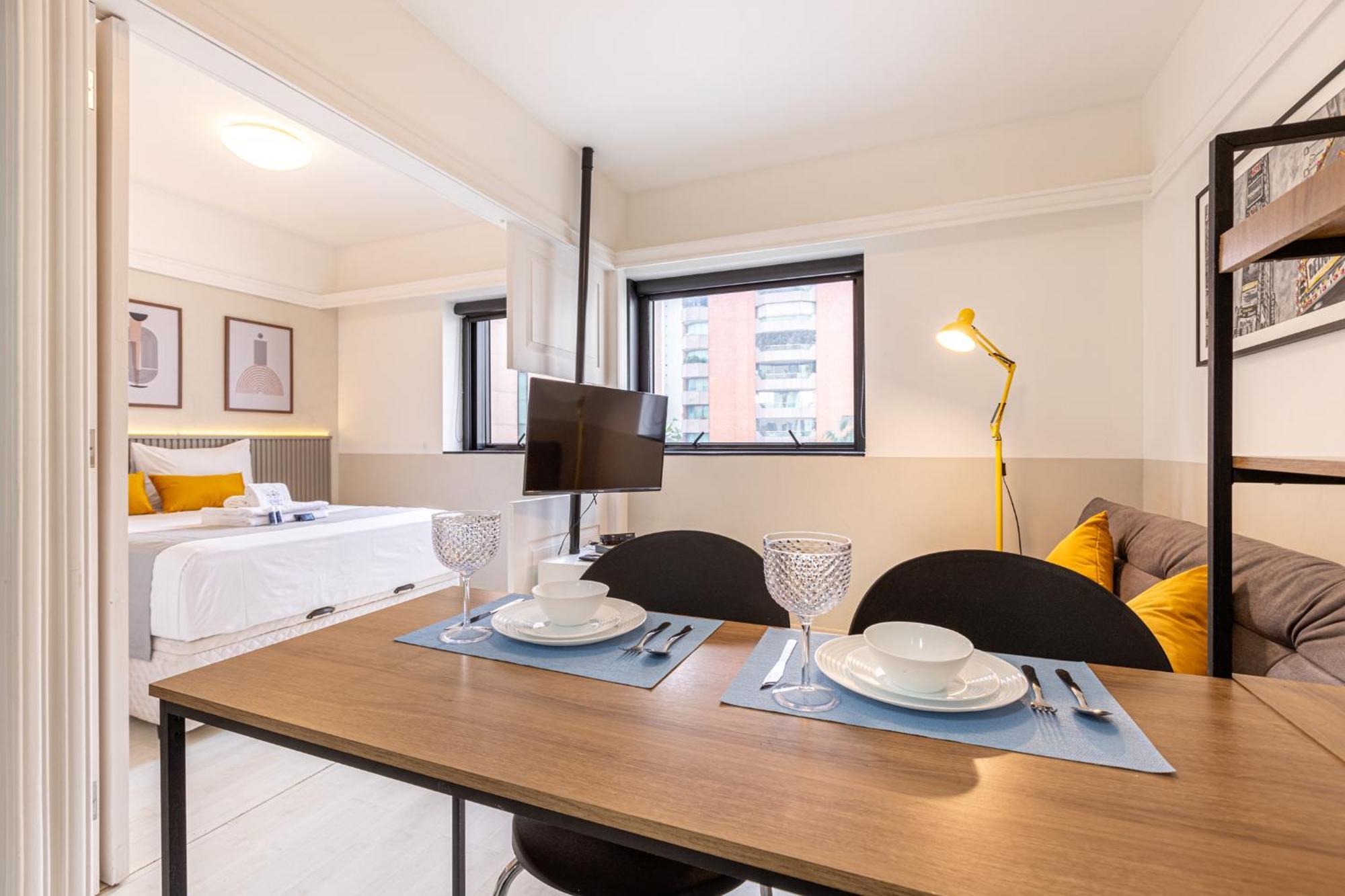 Easy Star - Lindo E Aconchegante Flat No Jardins - Wp01h Apartamento São Paulo