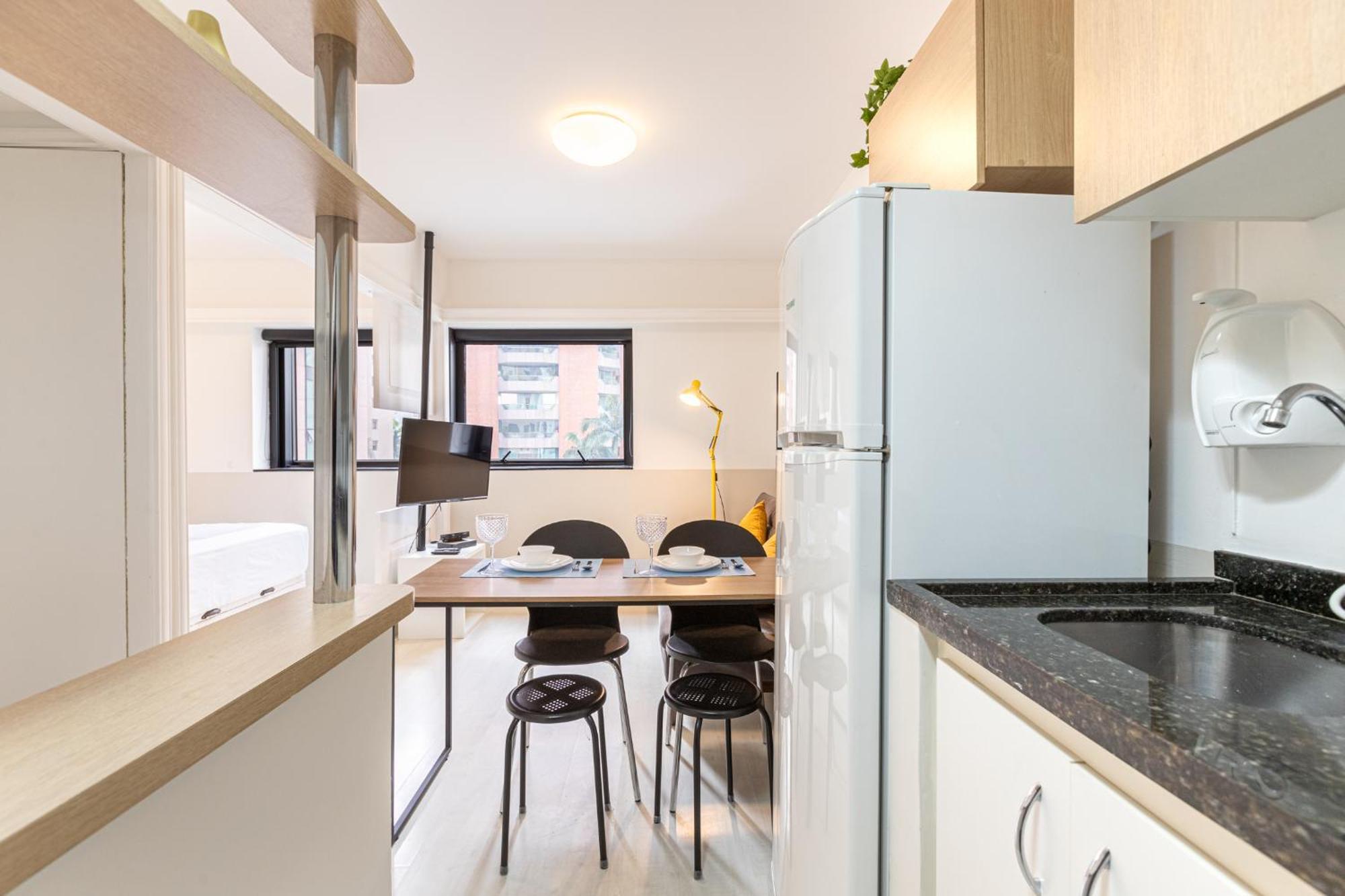 Apartamento Easy Star - Lindo E Aconchegante Flat No Jardins - Wp01h *