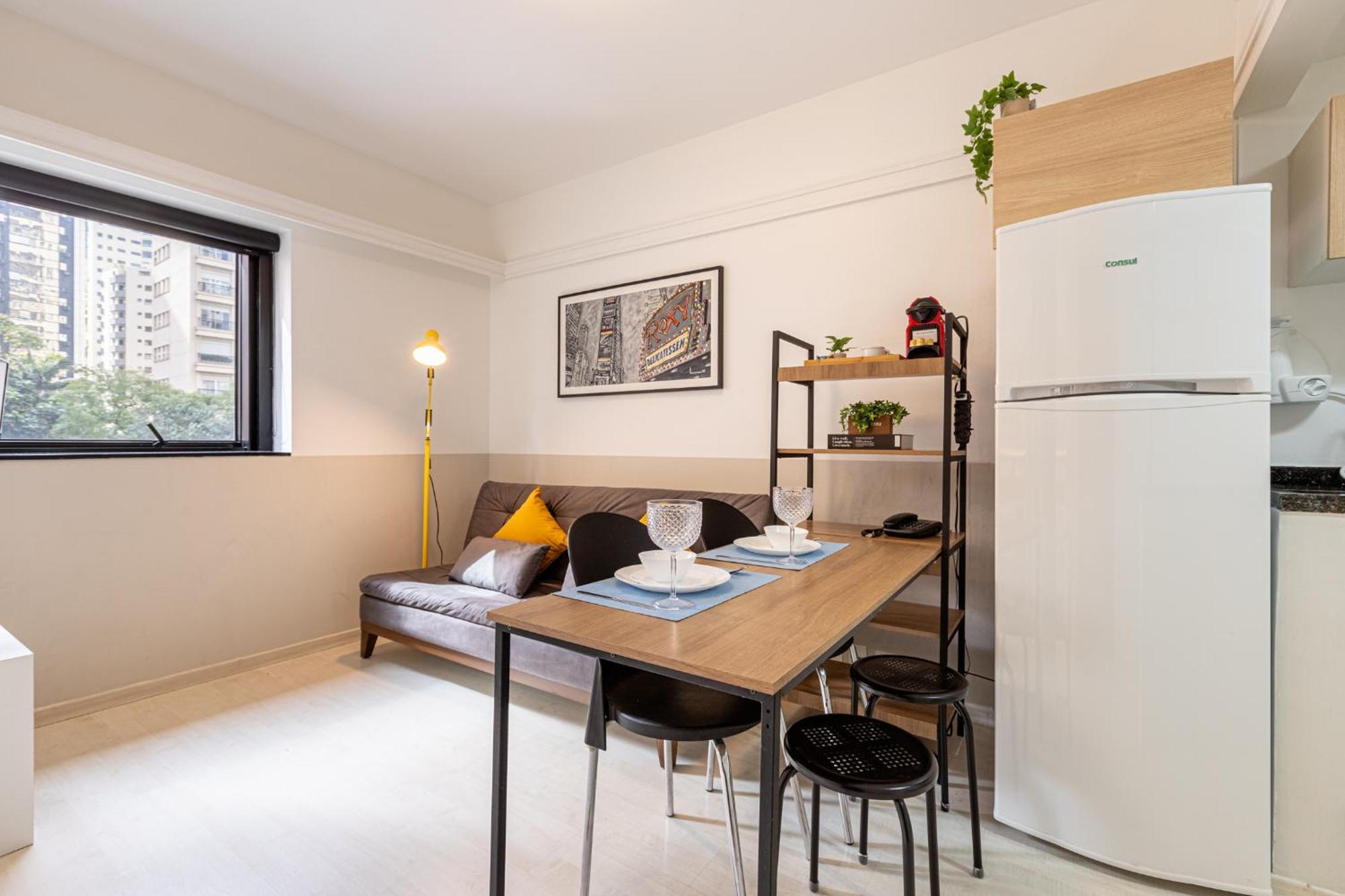 Easy Star - Lindo E Aconchegante Flat No Jardins - Wp01h * São Paulo