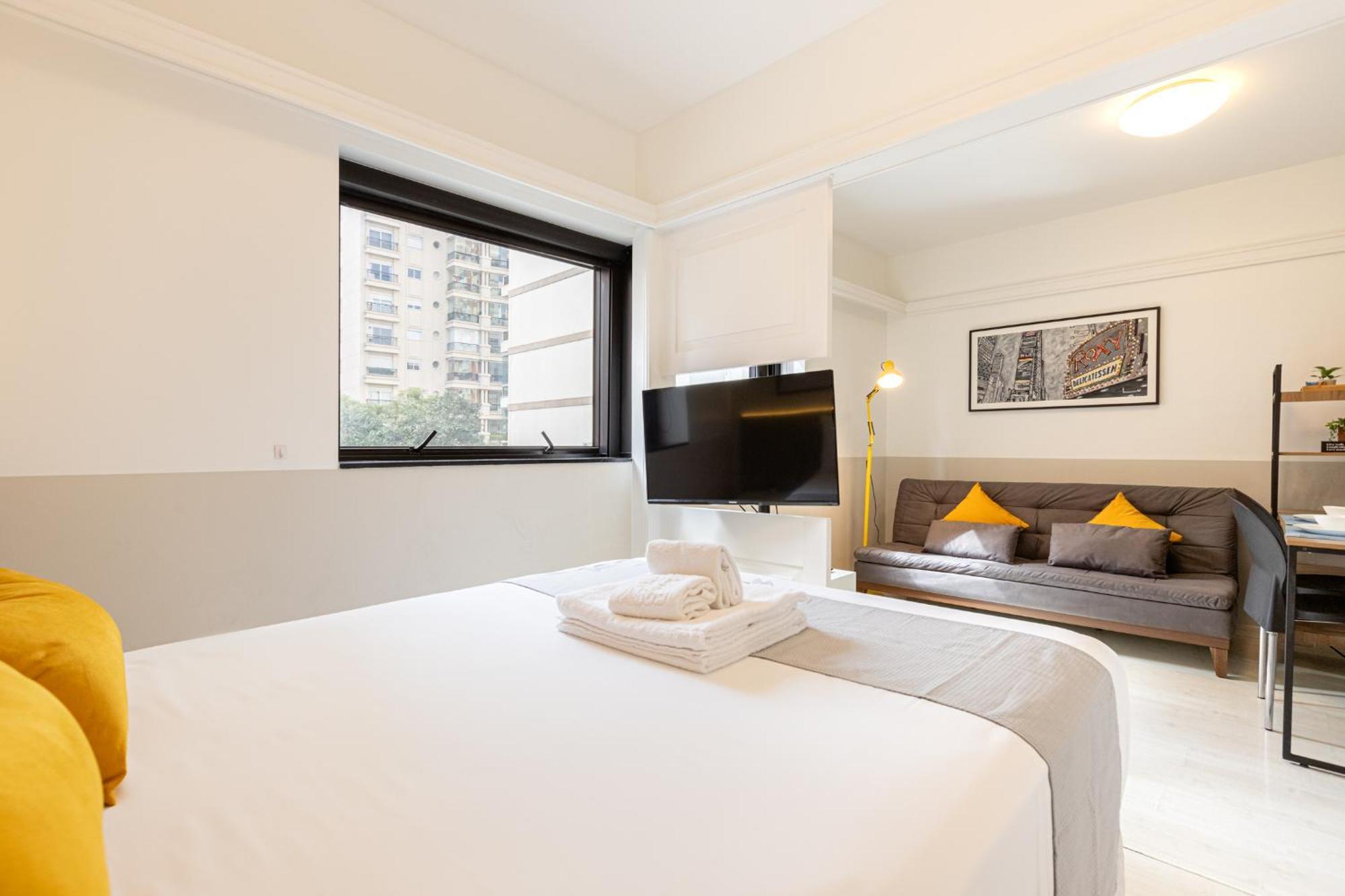 Apartamento Easy Star - Lindo E Aconchegante Flat No Jardins - Wp01h São Paulo